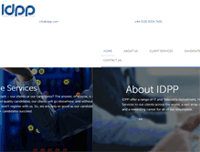 Tablet Screenshot of idpp.com