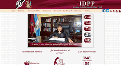 Desktop Screenshot of idpp.gob.gt